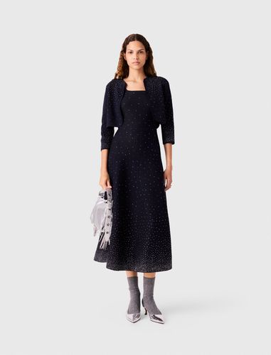 Cardigan Strassé - Bleu - Taille 0 - Maje - Modalova