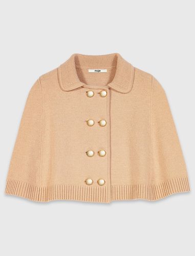 Mini Cape En Mix De Laine - Maje - Maje - Modalova