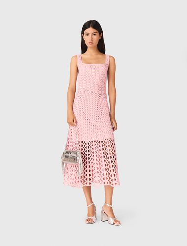 Robe Midi En Crochet Strassé - Taille 34 - Maje - Modalova