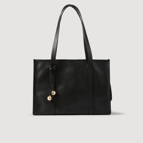 Sac cabas souple en cuir - Sandro Paris - Modalova