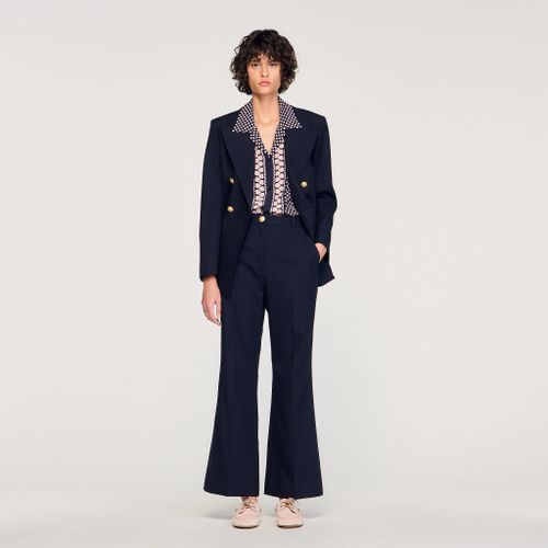 Chemise fluide à imprimé caur - Sandro Paris - Modalova