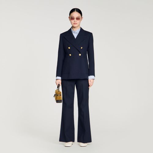 Veste de tailleur en laine - Sandro Paris - Modalova