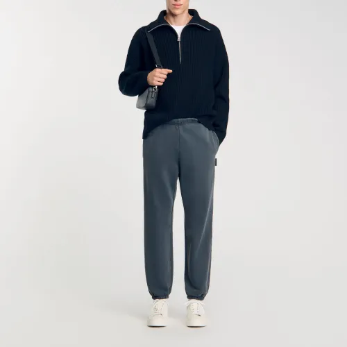 Pantalon de jogging en molleton - Sandro Paris - Modalova