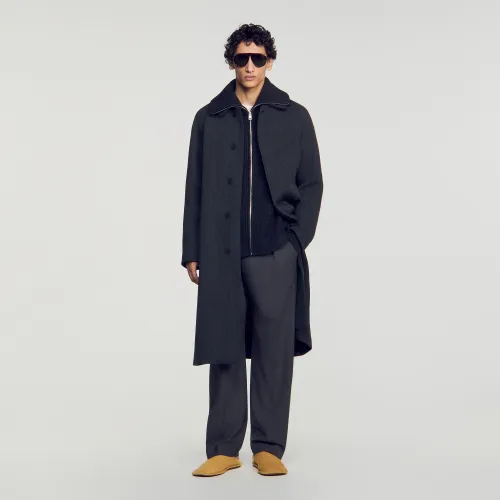Manteau oversize et long - Sandro Paris - Modalova