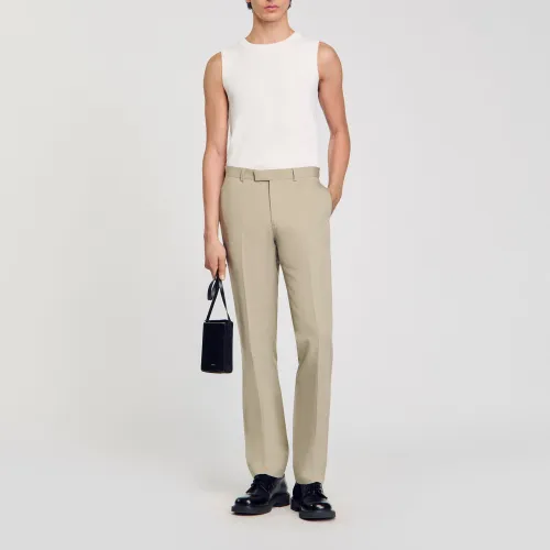 Pantalon de costume - Sandro Paris - Modalova