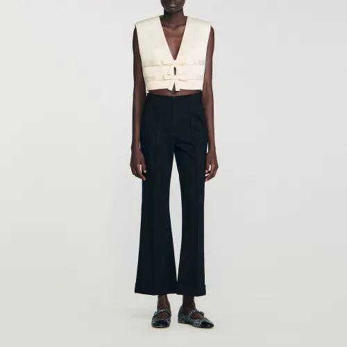 Pantalon droit - Sandro Paris - Modalova