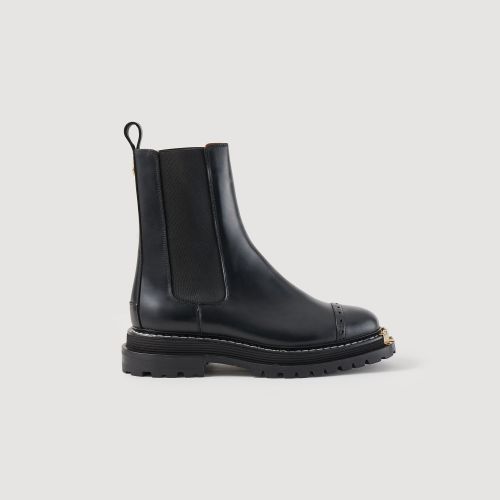 Bottines à semelle crantée - Sandro Paris - Modalova