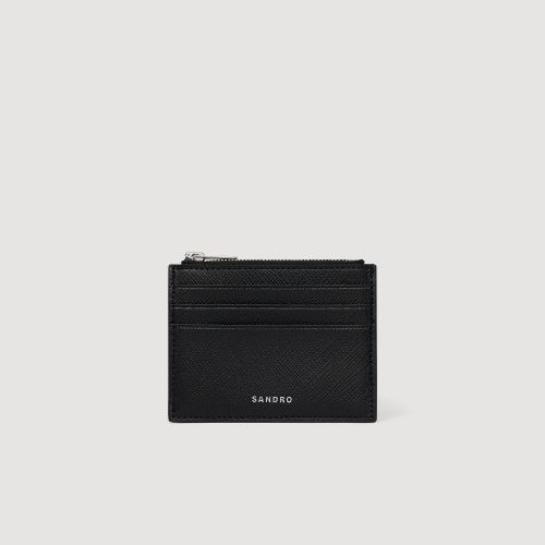 Porte-cartes en cuir - Sandro Paris - Modalova