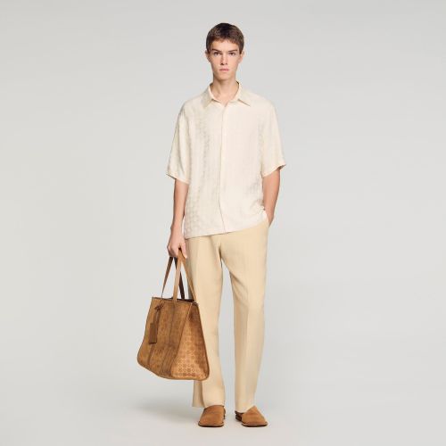 Chemise fluide square Cross - Sandro Paris - Modalova