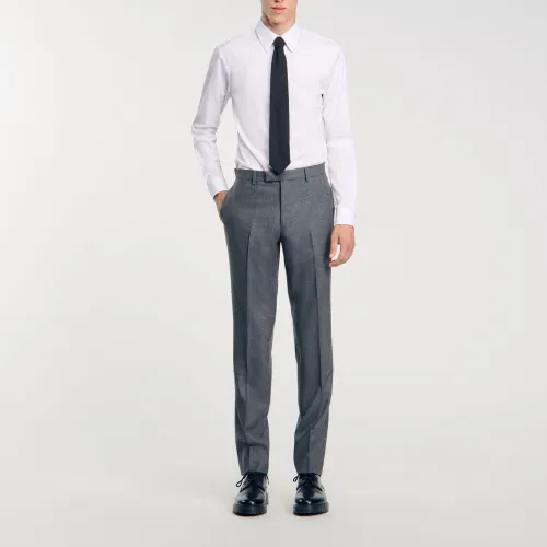 Pantalon de costume - Sandro Paris - Modalova