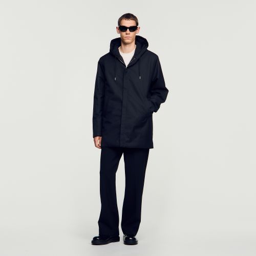 Parka avec capuche et poches - Sandro Paris - Modalova