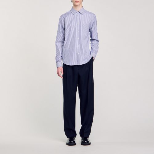 Chemise à rayures - Sandro Paris - Modalova