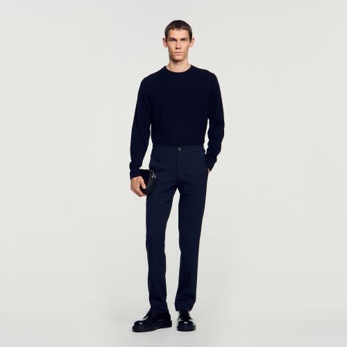 Pantalon en jersey - Sandro Paris - Modalova