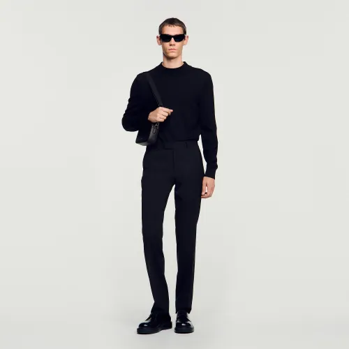Pantalon de costume à coupe classique - Sandro Paris - Modalova