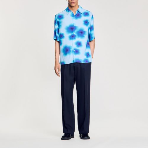 Chemise à imprimé fleuri - Sandro Paris - Modalova