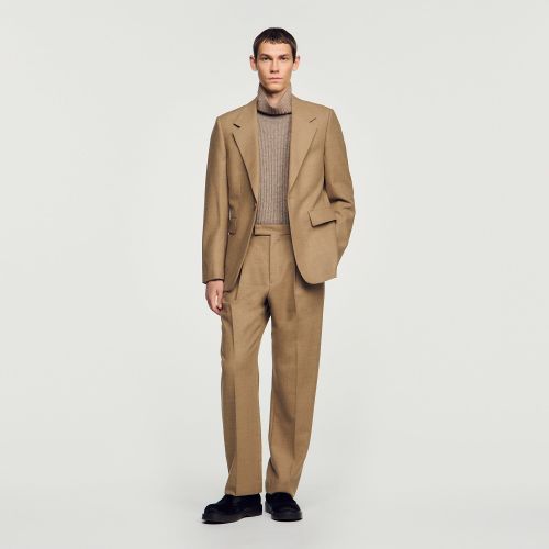 Veste de costume en laine - Sandro Paris - Modalova
