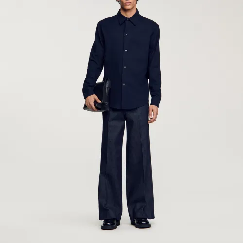 Chemise en flanelle - Sandro Paris - Modalova