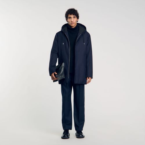 Parka ouatinée à capuche - Sandro Paris - Modalova