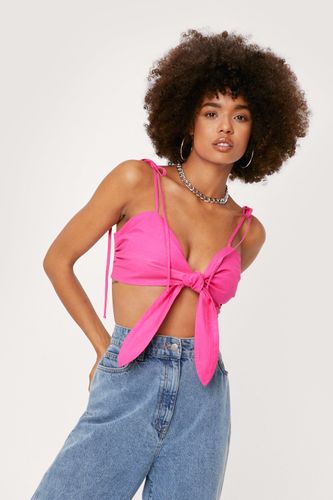 Brassière À Attaches Et Nœud - 42 - Nasty Gal - Modalova