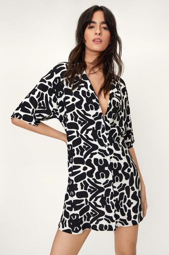 Dressing Gown Chemise À Imprimé Tribal - 38 - Nasty Gal - Modalova