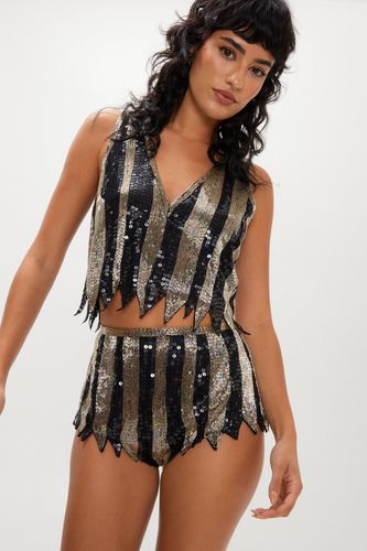 Débardeur À Sequins Et Ornements - - 34 - Nasty Gal - Modalova