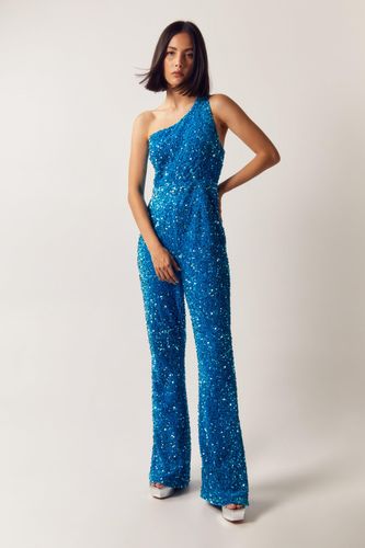 Combinaison Asymétrique À Sequins - 34 - Nasty Gal - Modalova