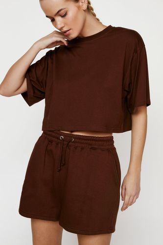 Ensemble Avec T-Shirt Ample Court Et Short - L - Nasty Gal - Modalova