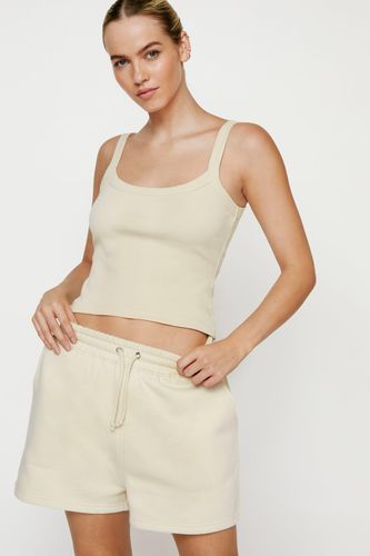 Ensemble Côtelé Avec Débardeur Et Short De Jogging - L - Nasty Gal - Modalova