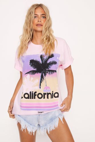 T-Shirt Oversize À Slogan California - - Xl - Nasty Gal - Modalova