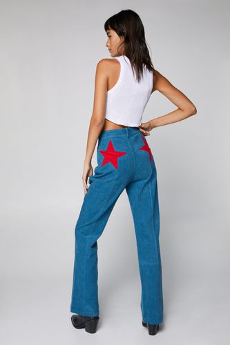 Pantalon Flare À Broderie Étoile - 32 - Nasty Gal - Modalova