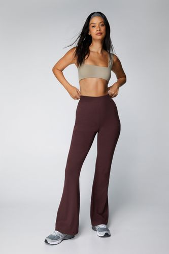 Legging Flare - Marron - Xs - Nasty Gal - Modalova