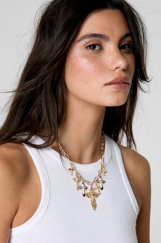 Cross Chain Necklace - One Size - Nasty Gal - Modalova