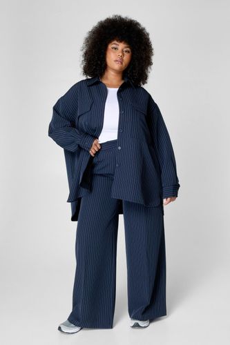 Plus Premium Tailored Pinstripe Trouser - 46 - Nasty Gal - Modalova