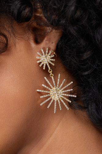 Sun And Moon Diamante Earrings - - One Size - Nasty Gal - Modalova