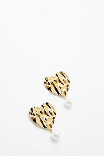 Boucles D'Oreilles Pendantes Perlées - - One Size - Nasty Gal - Modalova
