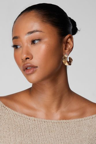 Textured Hoop Earrings - - One Size - Nasty Gal - Modalova