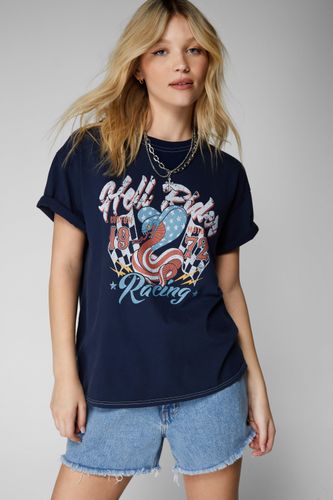 Hell Rider Graphic T-Shirt - Xl - Nasty Gal - Modalova