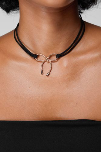 Bow Rope Necklace - - One Size - Nasty Gal - Modalova