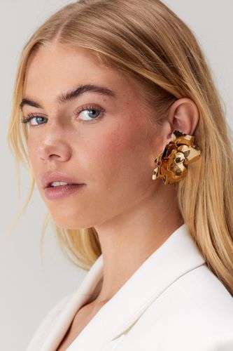 Oversized Flower Earrings - One Size - Nasty Gal - Modalova