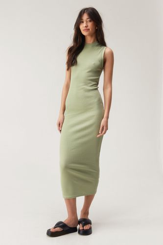 Longline Vest Midi Dress - Vert - S - Nasty Gal - Modalova