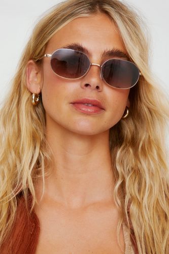 Round Retro Colored Lens Sunglasses - - One Size - Nasty Gal - Modalova