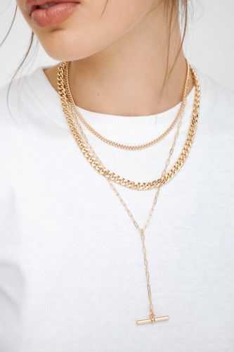 Layered Chain Necklace - - One Size - Nasty Gal - Modalova