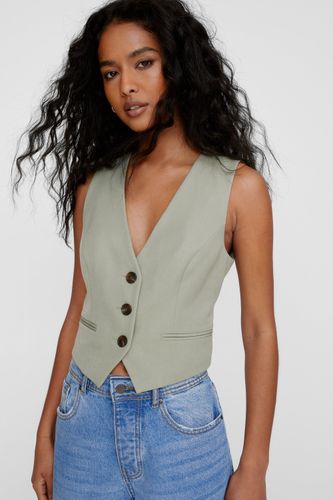Essentials Tailored Waistcoat - 34 - Nasty Gal - Modalova