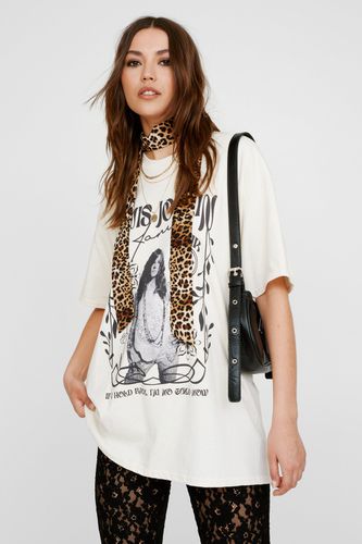 Janis Joplin T-Shirt - Crème - S - Nasty Gal - Modalova