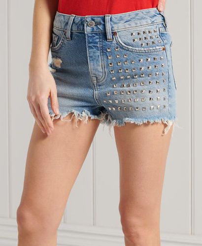 Damen Skinny Hot Shorts - Größe: 34 - Xmas deals - Superdry - Modalova