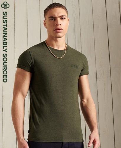 Men's Vintage T-Shirt aus Bio-Baumwolle mit Stickerei aus der Orange L - Größe: XS - Black Friday & weitere Preisnachlässe - Superdry - Modalova