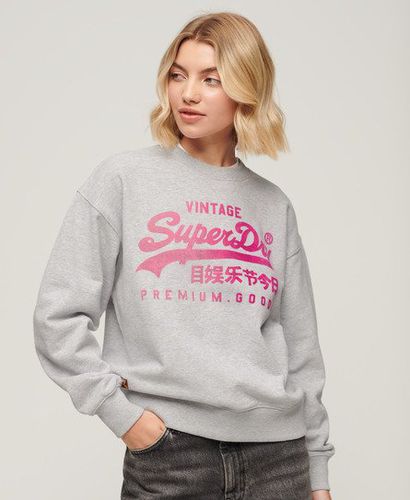 Damen Farblich Abgestimmtes Sweatshirt mit Lockerer Passform - Größe: 40 - Superdry - Modalova