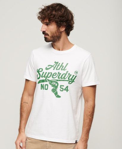 Herren Track & Field Athletic T-Shirt mit Grafik - Größe: M - Superdry - Modalova