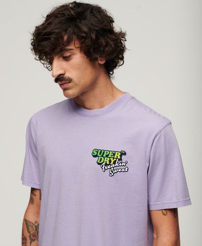 Herren Lässiges Neonfarbenes Travel T-Shirt - Größe: S - Superdry - Modalova