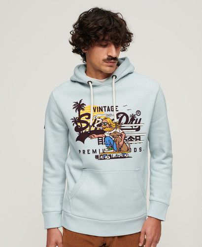 Herren LA Hoodie mit Grafik - Größe: Xxxl - Superdry - Modalova